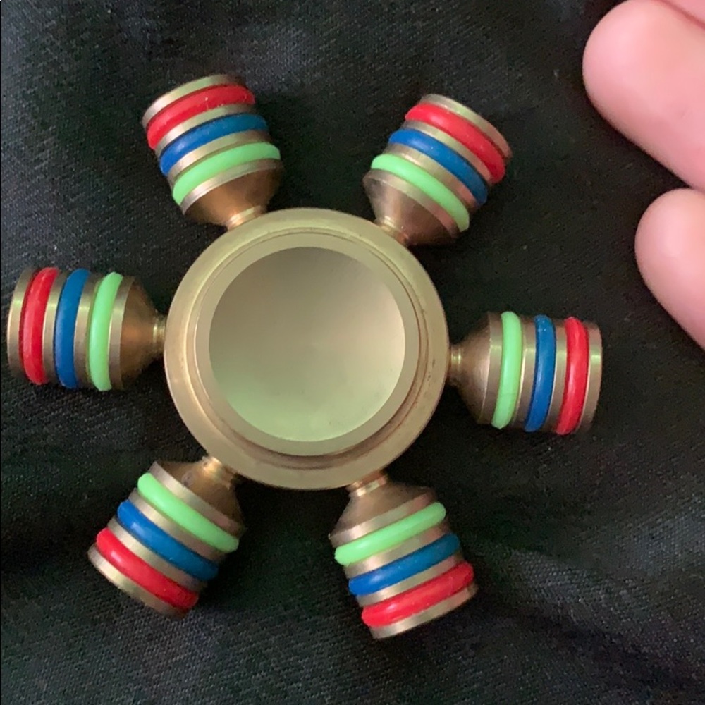 A fidget spinner